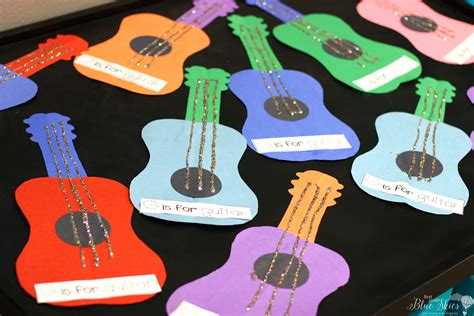 preschool guitar craft